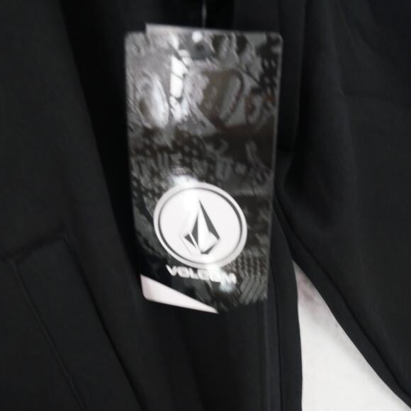 NEW Volcom Men's Small  Hydro Riding Snowboard Crew Sweatshirt Shirt Black - Picture 6 of 13